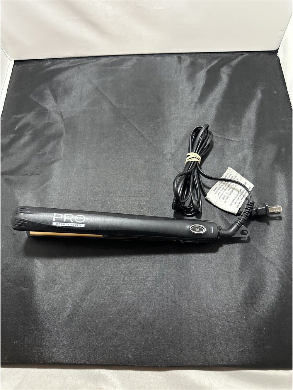 Pro Beauty Tools PBST2919 Hair Straightner Flat Iron 1” 5 Heat Setting TESTED